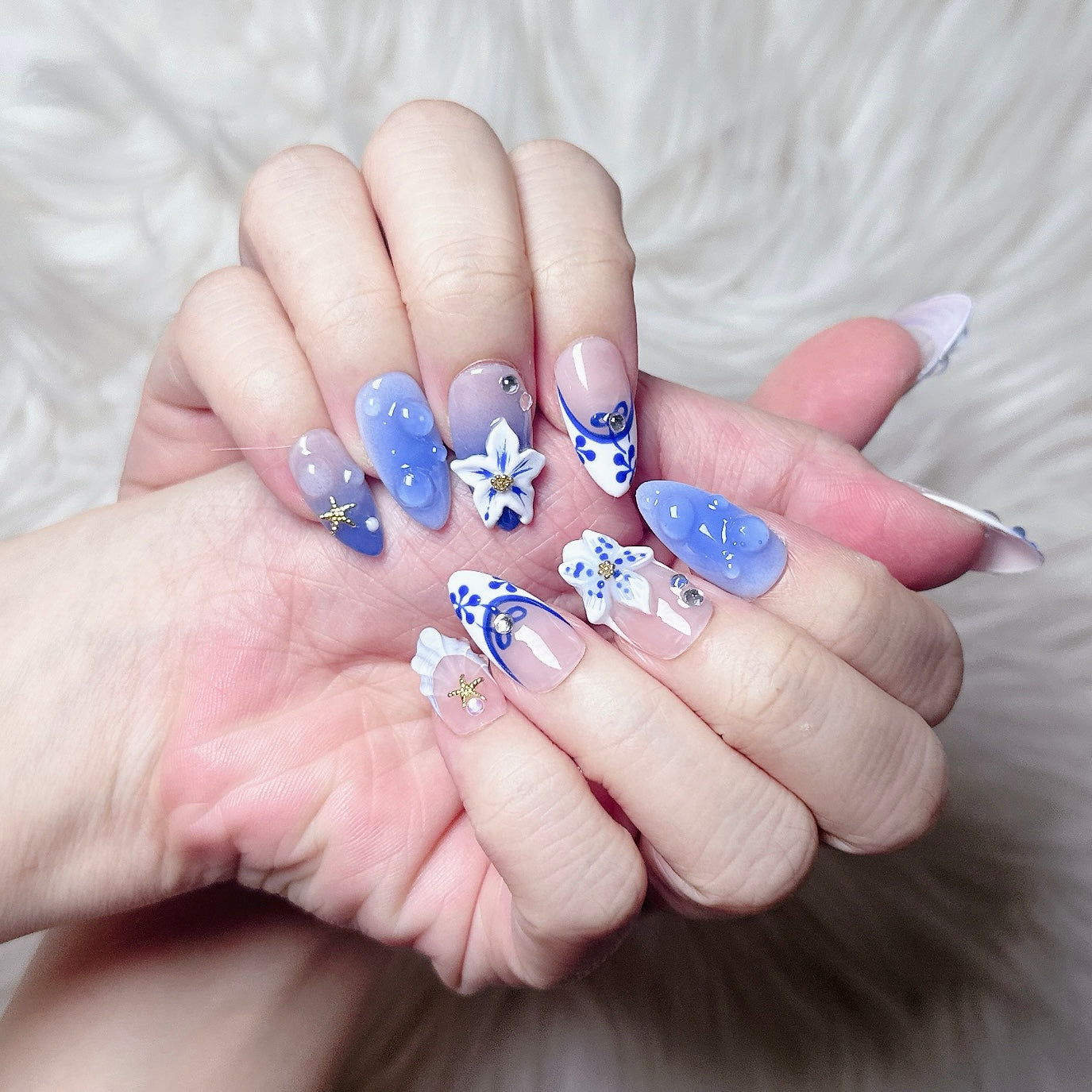 Azure Blossoms