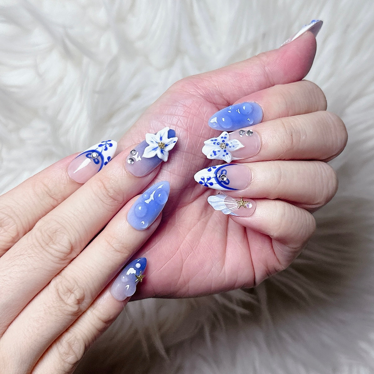 Azure Blossoms