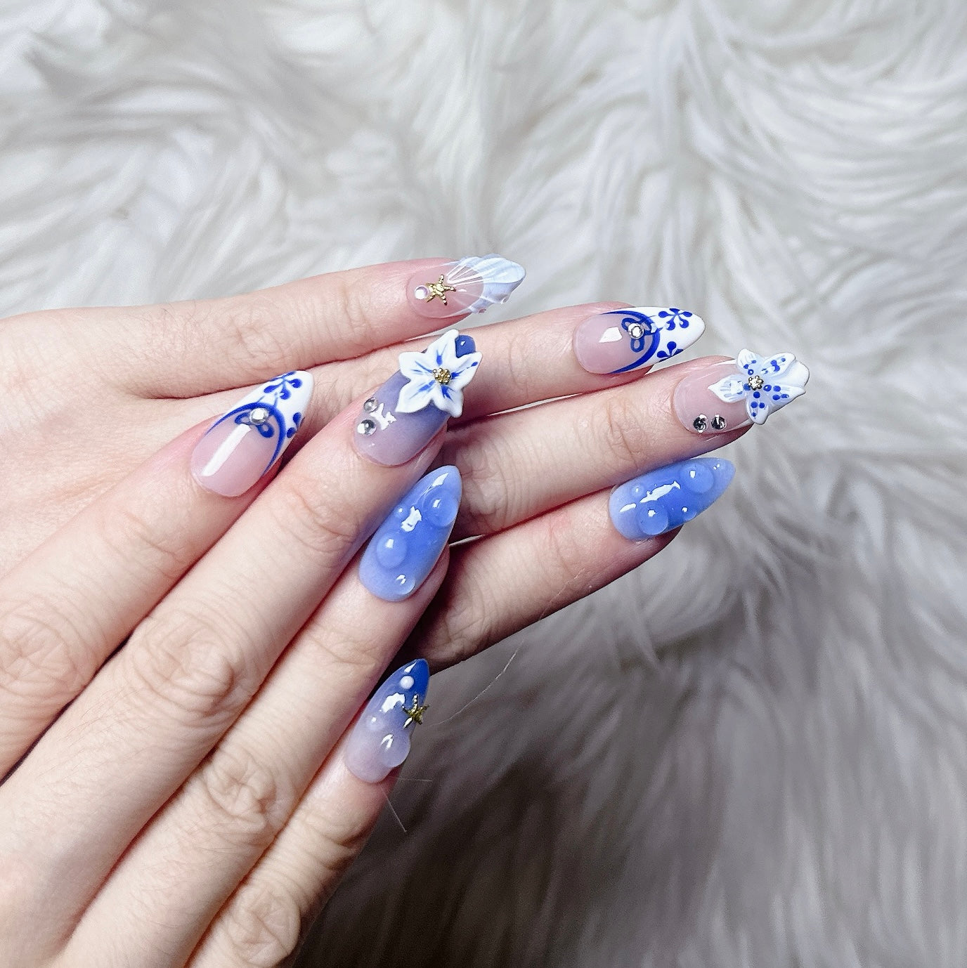 Azure Blossoms