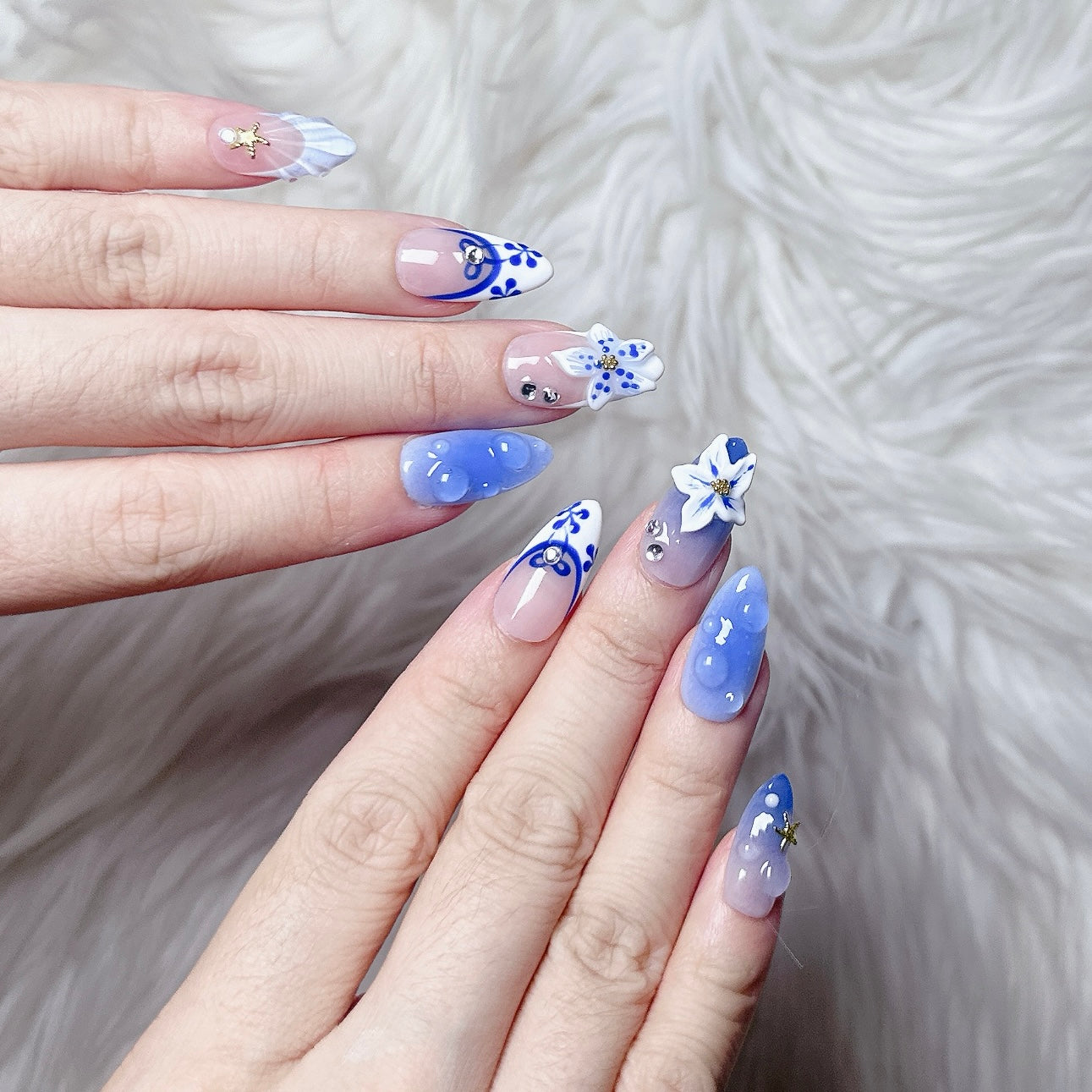 Azure Blossoms