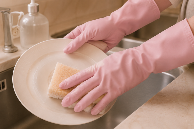 Wear Gloves For Household Chores